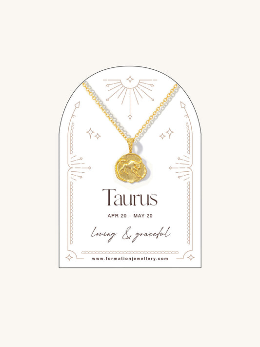 taurus necklace zodiac