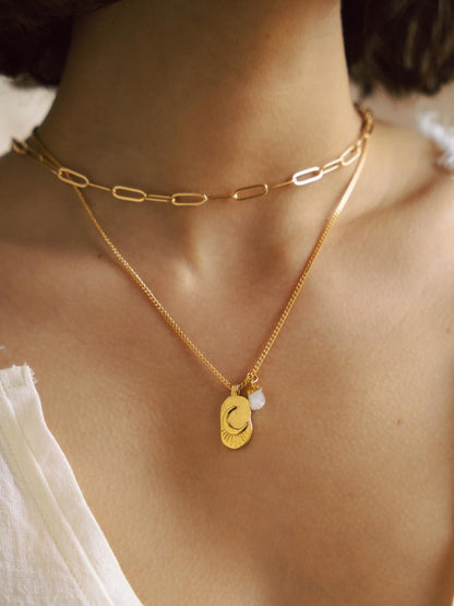 MOONSTONE GEMSTONE NECKLACE