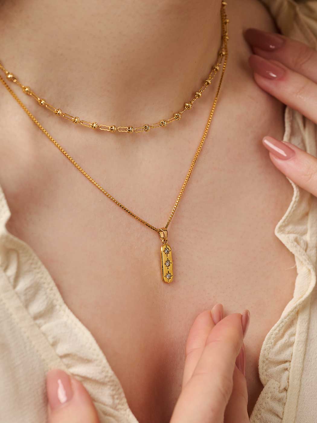 feminine gold chain