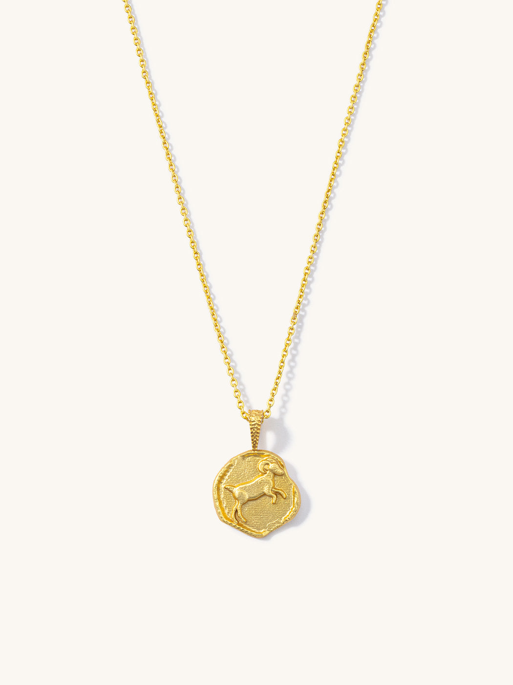 capricorn star sign necklace