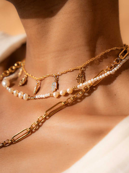 bohemian beaded necklace