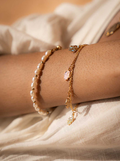talisman gold charm bracelet