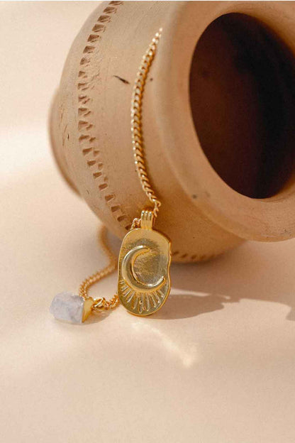 moonstone gemstone necklace