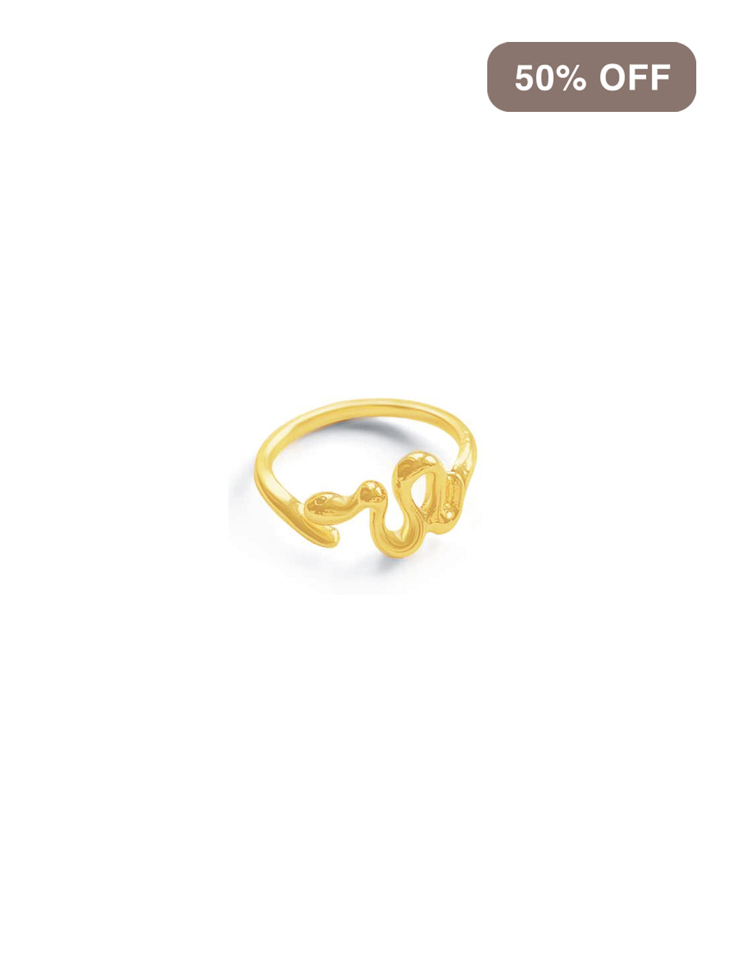 GOLD SNAKE RING SALE