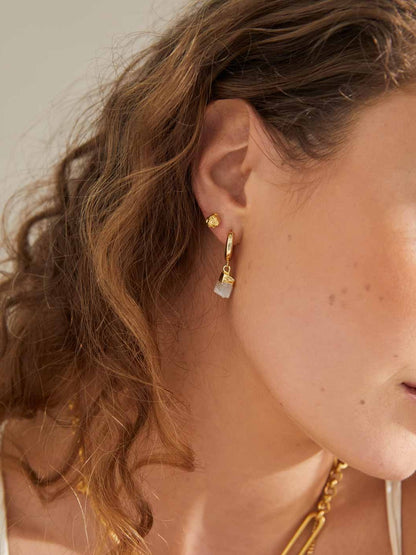 LUNAR GEMSTONE HOOPS