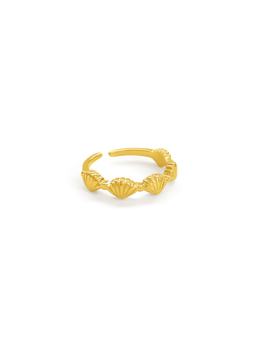 gold adjustable ring