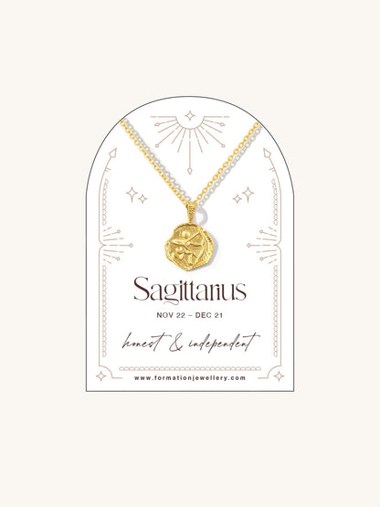 sagittarius zodiac necklace