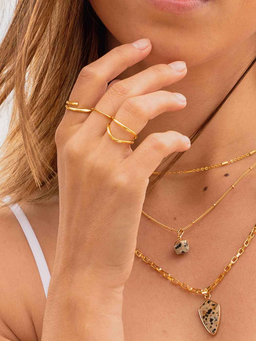 waved-two-row-adjustable-ring-gold-stacking-ring-smooth