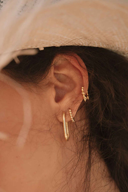 CORA HUGGIES LAYERED EAR STACK