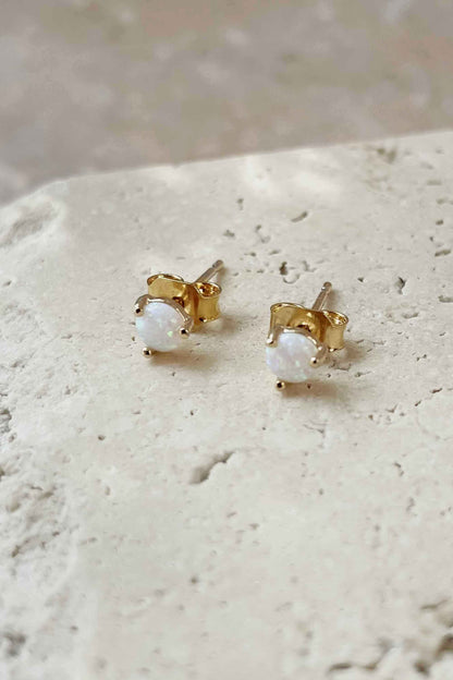 OPAL-STUD-GOLD-EARRINGS-MINIMAL-FLAT-LAY-CLOSE